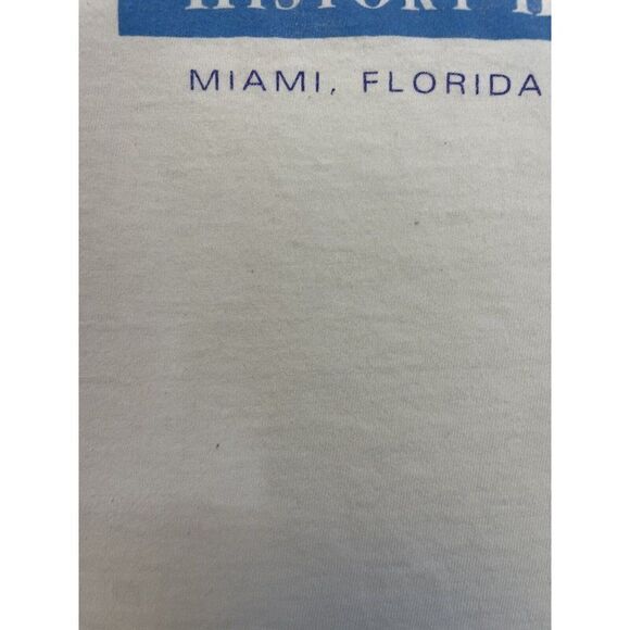VINTAGE Summit Of The Americas 1994 Miami T-shirt Men Large 90s Single Stitch - Picture 4 of 10